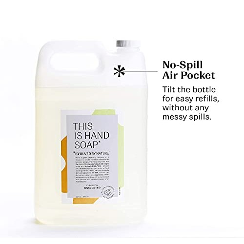 Evolved By Nature Liquid Hand Soap Refill, Unscented, Gentle for Sensitive Sk...