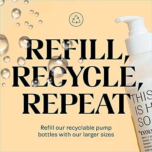 Evolved By Nature Liquid Hand Soap Refill, Unscented, Gentle for Sensitive Sk...