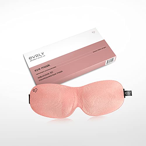 EVRLY Beverly Hills Eye Mask Designed for Eyelash Extensions, 3D Contoured De...