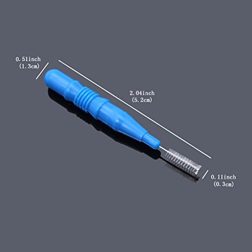 Interdental Brush,Toothpick Tooth Flossing Head Oral Dental Hygiene Brush, To...