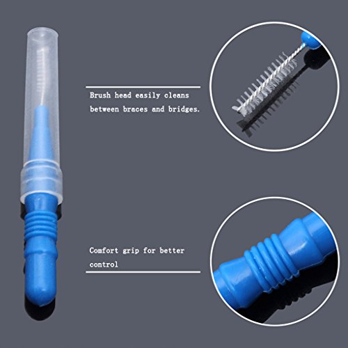 Interdental Brush,Toothpick Tooth Flossing Head Oral Dental Hygiene Brush, To...
