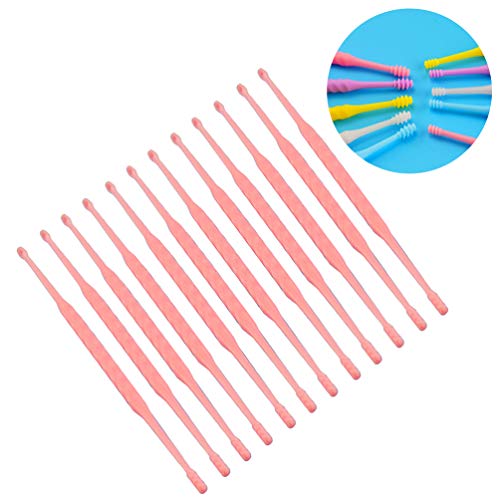 12Pcs Disposable Ear Pick Earwax Removal Plastic Ear Clean Tool Curette Spoon...