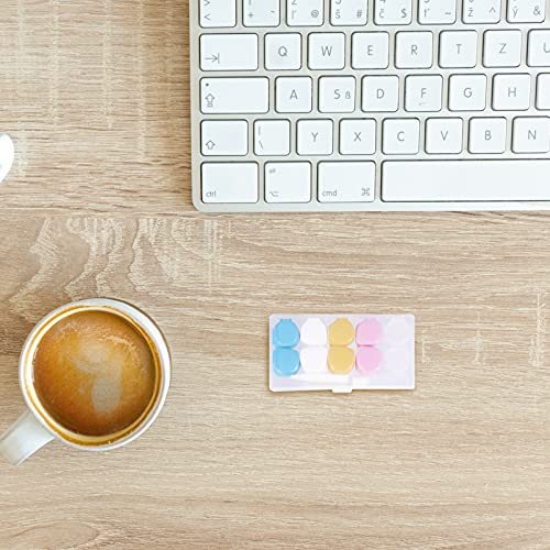 EXCEART 2Pcs Contact Lens Travel Kit Case Box Soak Storage Container with Mir...