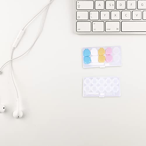 EXCEART 2Pcs Contact Lens Travel Kit Case Box Soak Storage Container with Mir...