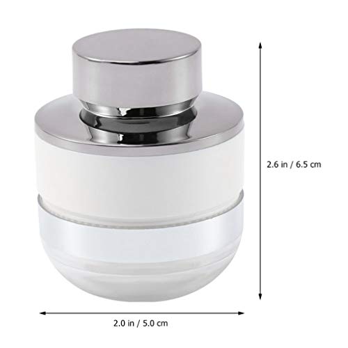 EXCEART 2pcs Empty Powder Case Refillable Cosmetic Makeup Loose Powder Box Ca...