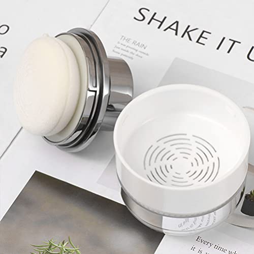 EXCEART 2pcs Empty Powder Case Refillable Cosmetic Makeup Loose Powder Box Ca...