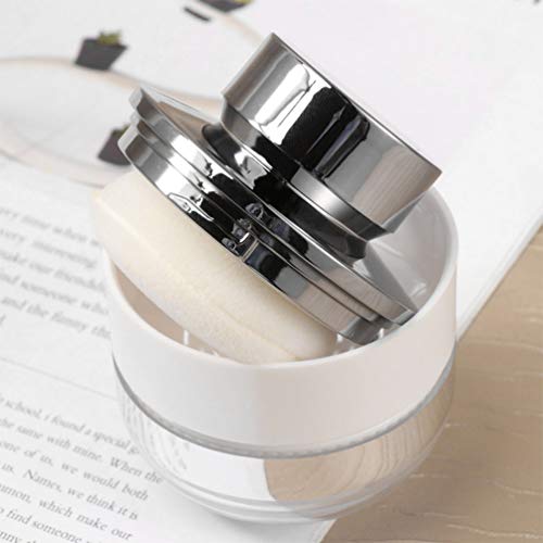 EXCEART 2pcs Empty Powder Case Refillable Cosmetic Makeup Loose Powder Box Ca...