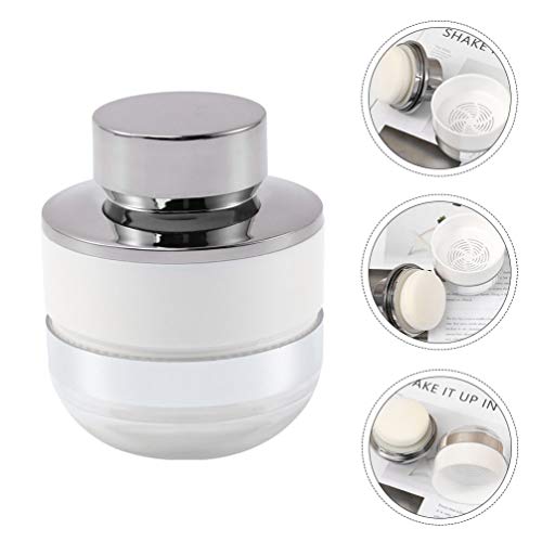 EXCEART 2pcs Empty Powder Case Refillable Cosmetic Makeup Loose Powder Box Ca...