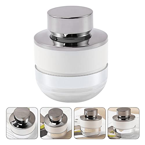 EXCEART 2pcs Empty Powder Case Refillable Cosmetic Makeup Loose Powder Box Ca...