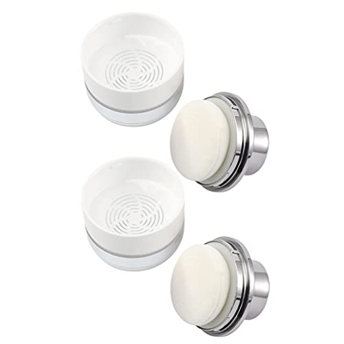 EXCEART 2pcs Empty Powder Case Refillable Cosmetic Makeup Loose Powder Box Ca...