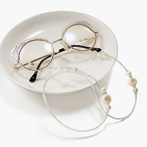 EXCEART 2pcs Eyeglass Chain Beaded Eyeglasses Sunglasses Strap Holder Eyewear...