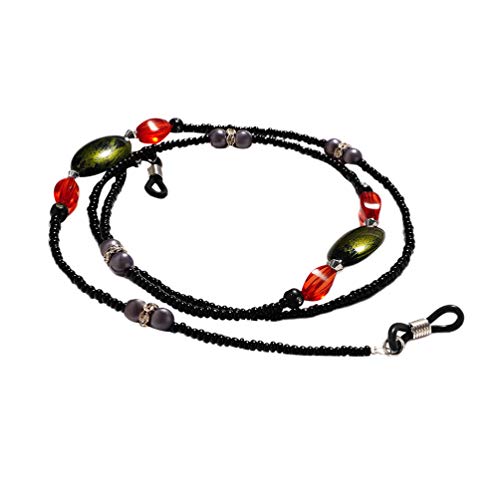 EXCEART 2pcs Eyeglass Chain Beaded Eyeglasses Sunglasses Strap Holder Eyewear...