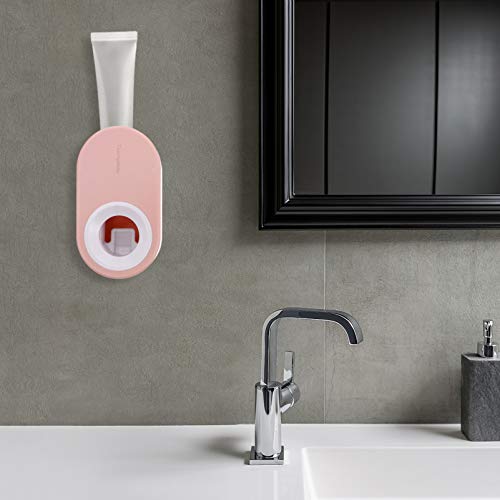 EXCEART 2Pcs Toothpaste Dispenser Automatic Toothpaste Squeezer Wall Mount To...