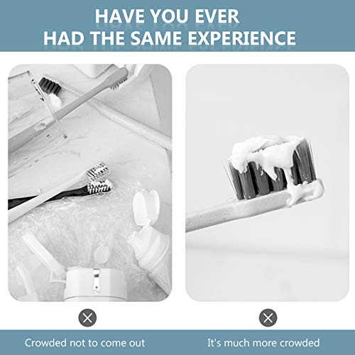 EXCEART 2Pcs Toothpaste Dispenser Automatic Toothpaste Squeezer Wall Mount To...