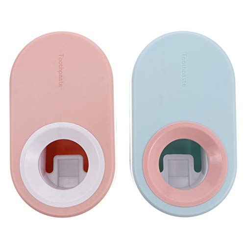 EXCEART 2Pcs Toothpaste Dispenser Automatic Toothpaste Squeezer Wall Mount To...