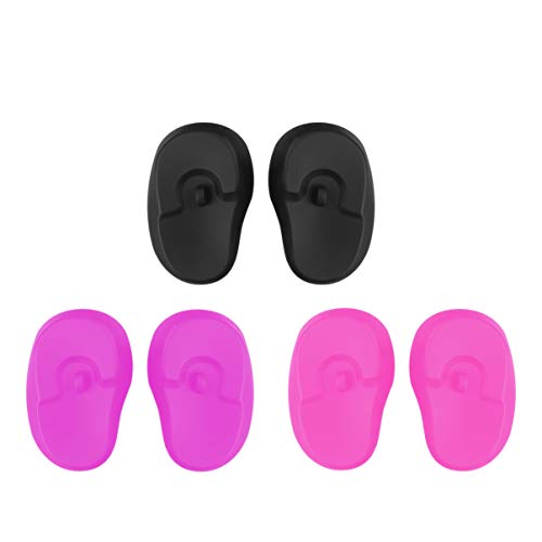 EXCEART 3 Pairs Hairdressing Ear Cover Professional Silicone Hair Dye Earmuff...