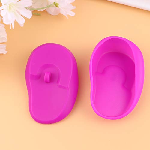 EXCEART 3 Pairs Hairdressing Ear Cover Professional Silicone Hair Dye Earmuff...