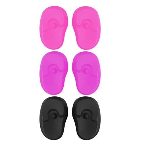EXCEART 3 Pairs Hairdressing Ear Cover Professional Silicone Hair Dye Earmuff...