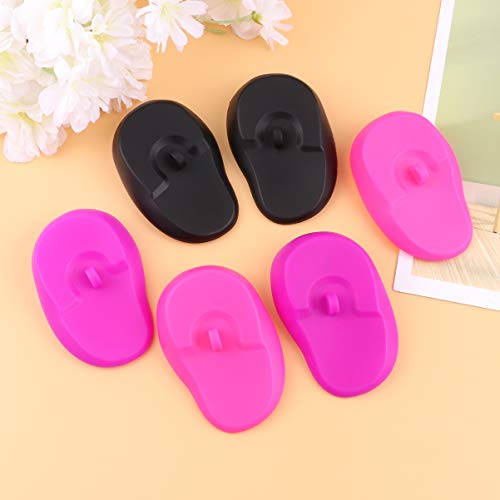 EXCEART 3 Pairs Hairdressing Ear Cover Professional Silicone Hair Dye Earmuff...