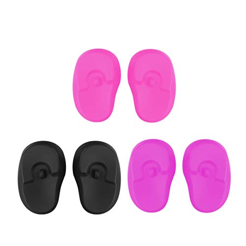 EXCEART 3 Pairs Hairdressing Ear Cover Professional Silicone Hair Dye Earmuff...