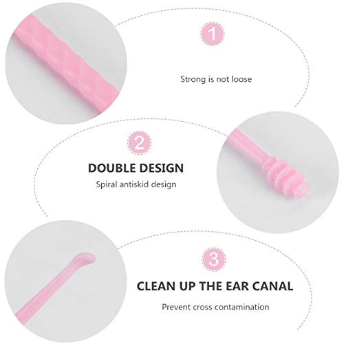 EXCEART 30pcs Ear Wax Cleaner Disposable Ear Pick Ear Cleaner Ear Spoon Ear W...