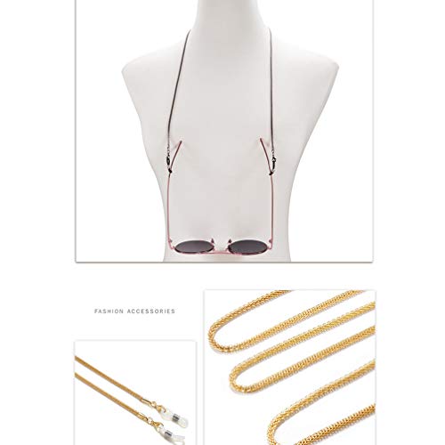 EXCEART 3pcs Eyeglass Chains Glasses Chain Sunglasses Eyewear Strap Holder Re...