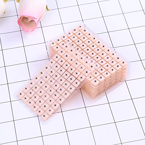 EXCEART 600pcs Acupuncture Vaccaria Ear Seeds Disposable Ear Press Seeds Plas...
