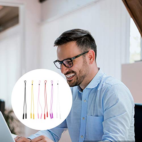 EXCEART 6Pcs Eyeglasses Lanyard Strap Adjustable Eyewear Retainer Lanyard Eye...