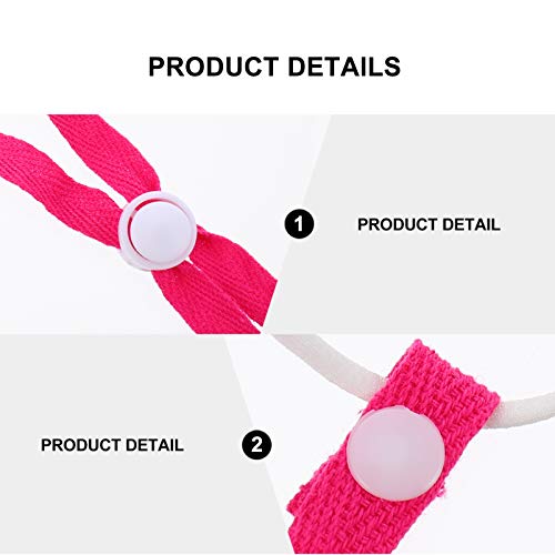 EXCEART 6pcs Face Cover Lanyard Adjustable Length Bandanas Strap Holder Anti-...