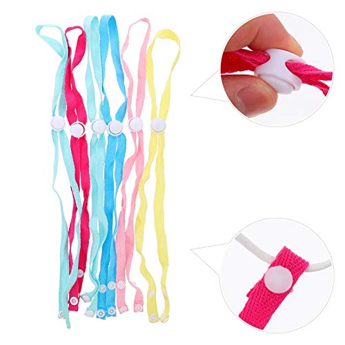 EXCEART 6pcs Face Cover Lanyard Adjustable Length Bandanas Strap Holder Anti-...