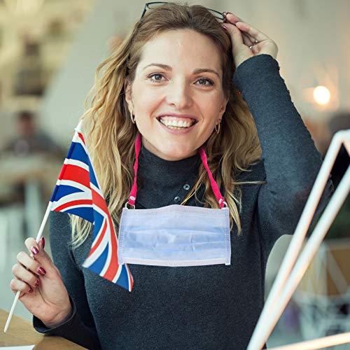 EXCEART 6pcs Face Cover Lanyard Adjustable Length Bandanas Strap Holder Anti-...