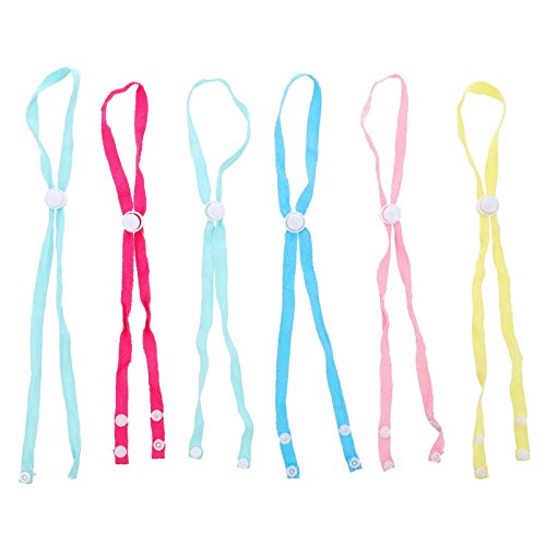 EXCEART 6pcs Face Cover Lanyard Adjustable Length Bandanas Strap Holder Anti-...