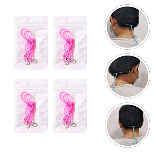 EXCEART 6pcs Face Lanyard Eye Glasses Strap Napkin Lanyard Adjustable Length ...