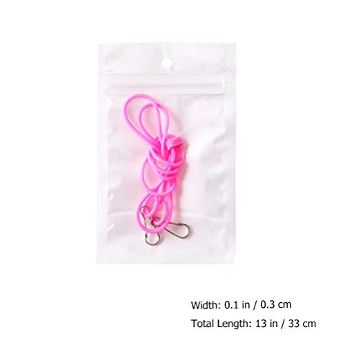 EXCEART 6pcs Face Lanyard Eye Glasses Strap Napkin Lanyard Adjustable Length ...