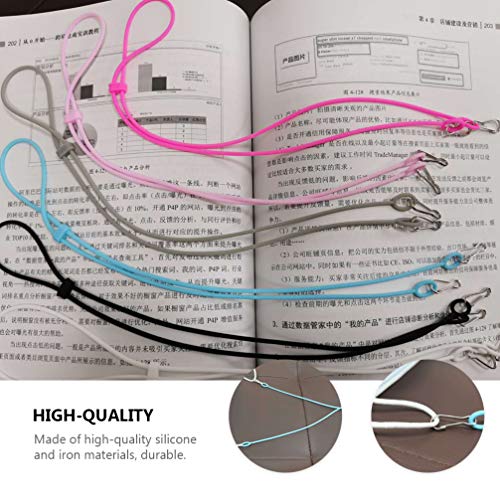 EXCEART 6pcs Face Lanyard Eye Glasses Strap Napkin Lanyard Adjustable Length ...