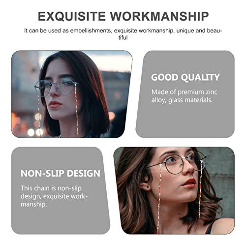 EXCEART 8Pcs Eyeglass Chain Sunglasses Eyewear Strap Holder Reading Glasses C...