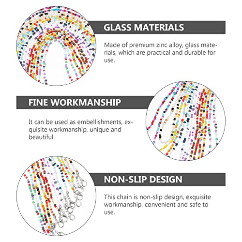 EXCEART 8Pcs Eyeglass Chain Sunglasses Eyewear Strap Holder Reading Glasses C...