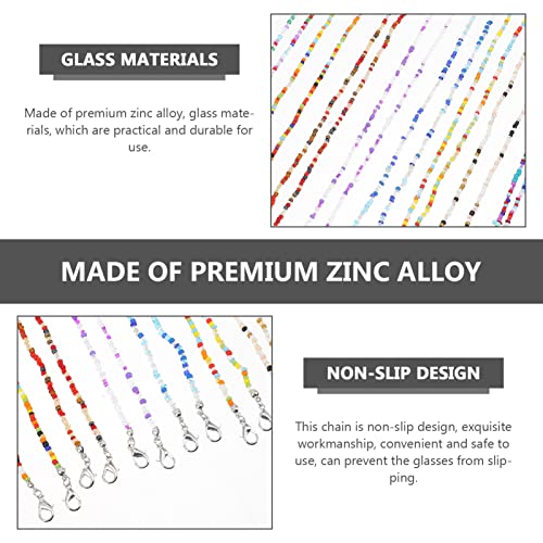 EXCEART 8Pcs Eyeglass Chain Sunglasses Eyewear Strap Holder Reading Glasses C...