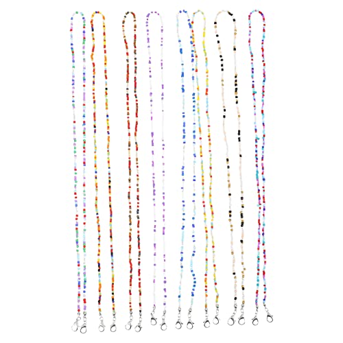 EXCEART 8Pcs Eyeglass Chain Sunglasses Eyewear Strap Holder Reading Glasses C...