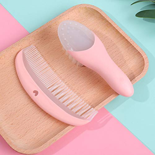EXCEART Baby Hair Brush and Comb Set Massage Scalp Brush for Newborn and Todd...
