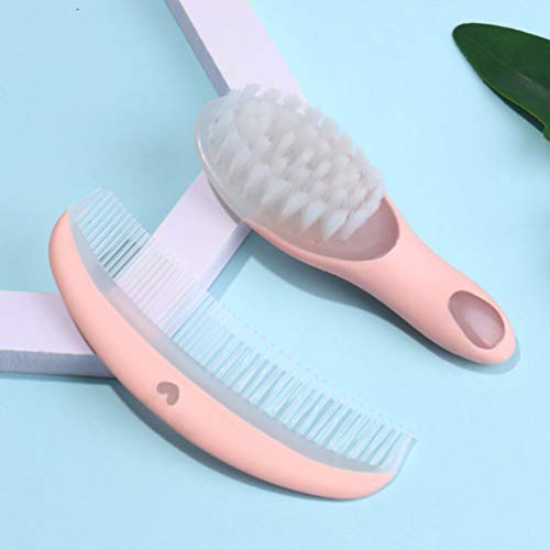 EXCEART Baby Hair Brush and Comb Set Massage Scalp Brush for Newborn and Todd...