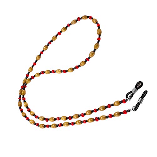 EXCEART Beaded Eyeglass Chain Elegant Eyewear Retainer Chain Strap Cord Lanya...