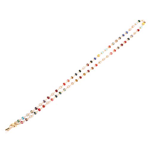 EXCEART Beaded Eyeglass Chain Mouth Cover Lanyard Sunglass Holder Strap Eyewe...