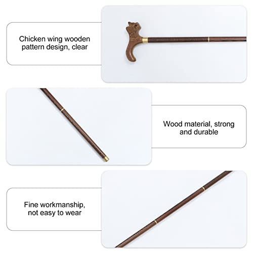 EXCEART Elderly Walking Stick Detachable Walking Cane Collapsible Trekking Po...