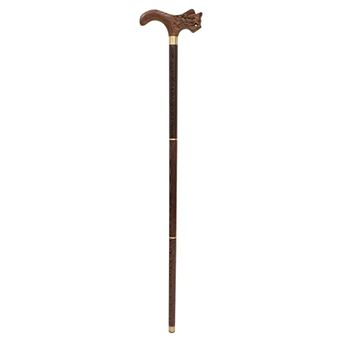 EXCEART Elderly Walking Stick Detachable Walking Cane Collapsible Trekking Po...