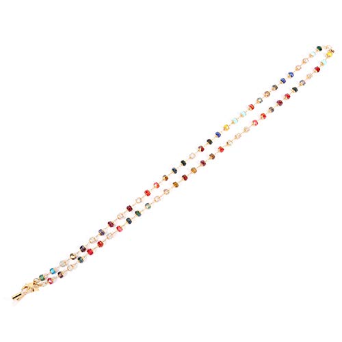 EXCEART Eyeglass Chain Sun Glass Strap Eyewear Eyeglass Holder Crystal Beaded...