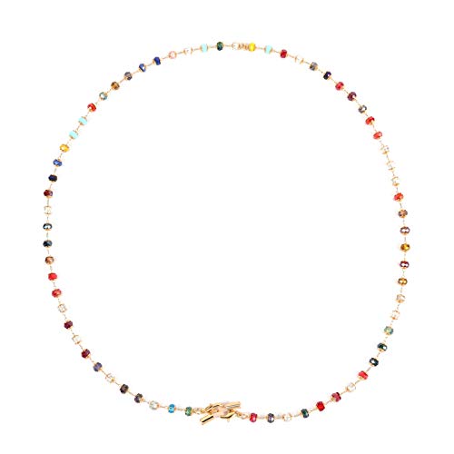 EXCEART Eyeglass Chain Sun Glass Strap Eyewear Eyeglass Holder Crystal Beaded...