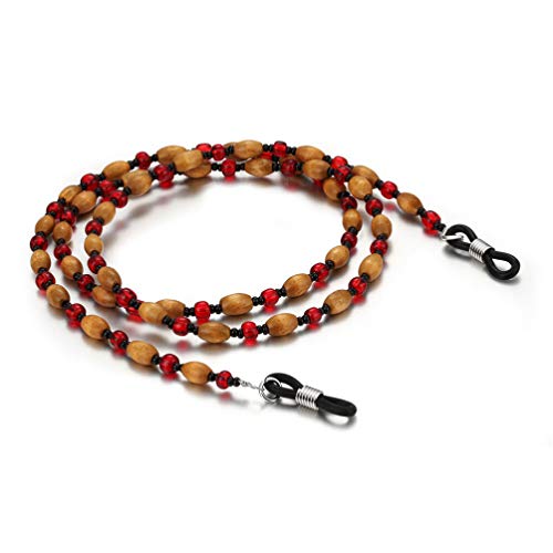 EXCEART Eyeglass Chains Eyeglasses String Holder Anti Slip Beaded Eyeglass Ho...
