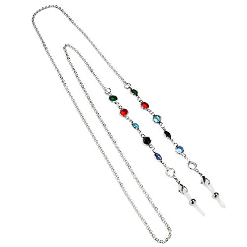 Exceart Eyeglasses Chains Beaded Sunglasses Strap Holder Reading Glasses Cord...