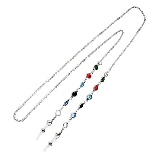 Exceart Eyeglasses Chains Beaded Sunglasses Strap Holder Reading Glasses Cord...